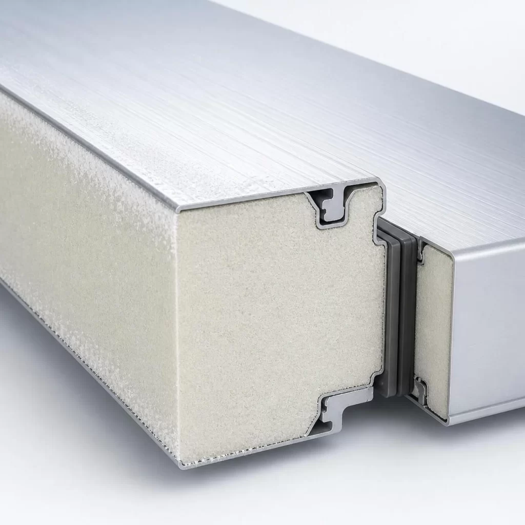 Panel de refrigeracion para conservacion y congelacion