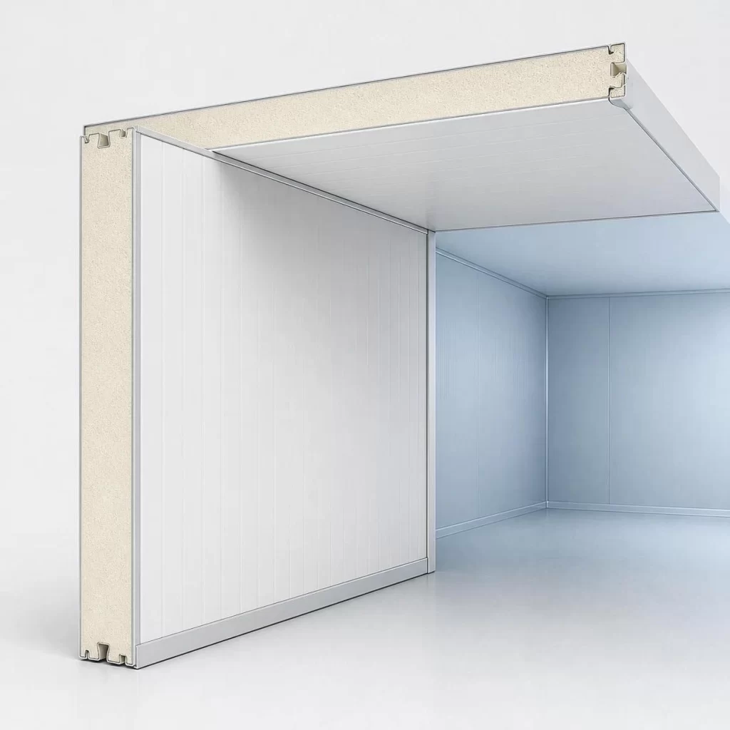 Panel de refrigeracion para muros y plafones